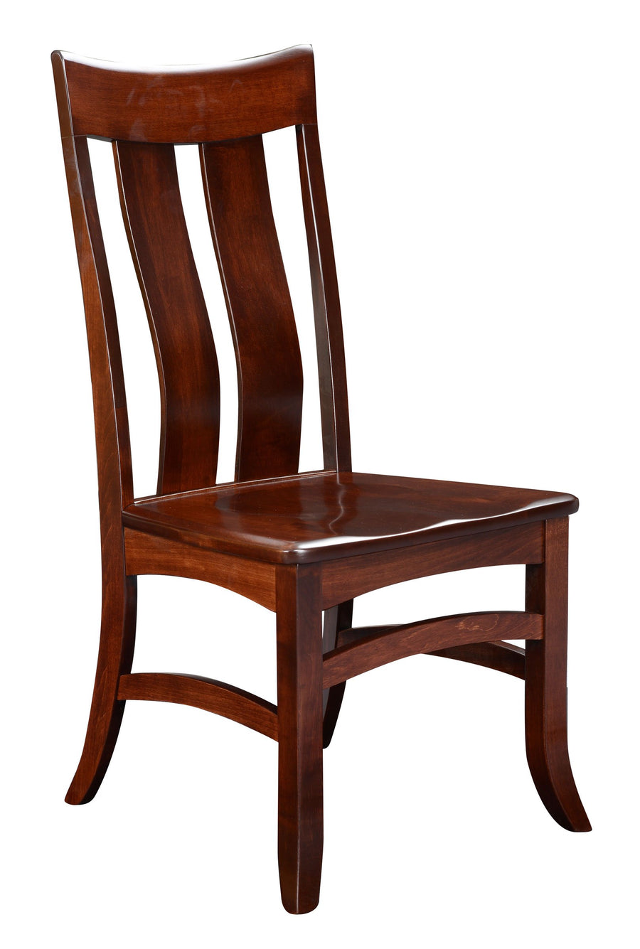 Galveston G2 Amish Solid Wood Side Chair - Charleston Amish Furniture