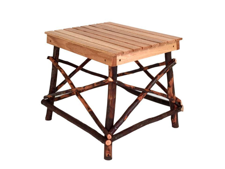 Amish Solid Oak Wood End Table - Charleston Amish Furniture