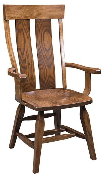 Teton Arm Dining Amish Dining Chair