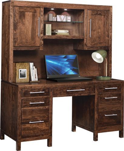 Vienna Amish Desk with Hutch