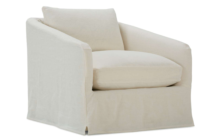 Florence Slipcover Swivel Chair