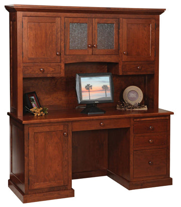 Homestead Amish Desk with Hutch - Charleston Amish Furniture