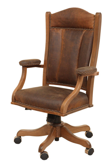Jefferson Amish Desk Chair - Charleston Amish Furniture
