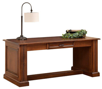 Lincoln Amish Solid Wood Library Table - Charleston Amish Furniture