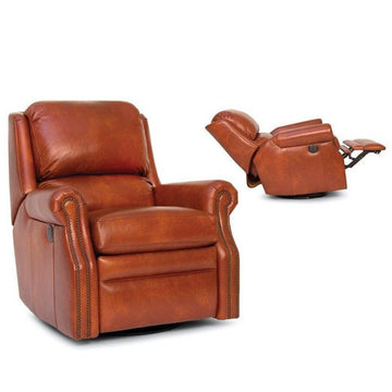 Smith Brothers Motorized Swivel Glider Reclining Chair (731) - Charleston Amish Furniture