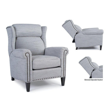 Smith Brothers Motorized Tilt Back Chair with Headrest (537) - Charleston Amish Furniture