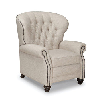 Smith Brothers Pressback Reclining Chair (522) - Charleston Amish Furniture