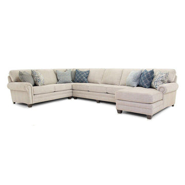 Smith Brothers Sectional (253) - Charleston Amish Furniture