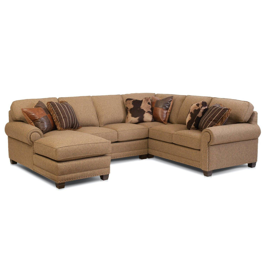 Smith Brothers Sectional (393) - Charleston Amish Furniture