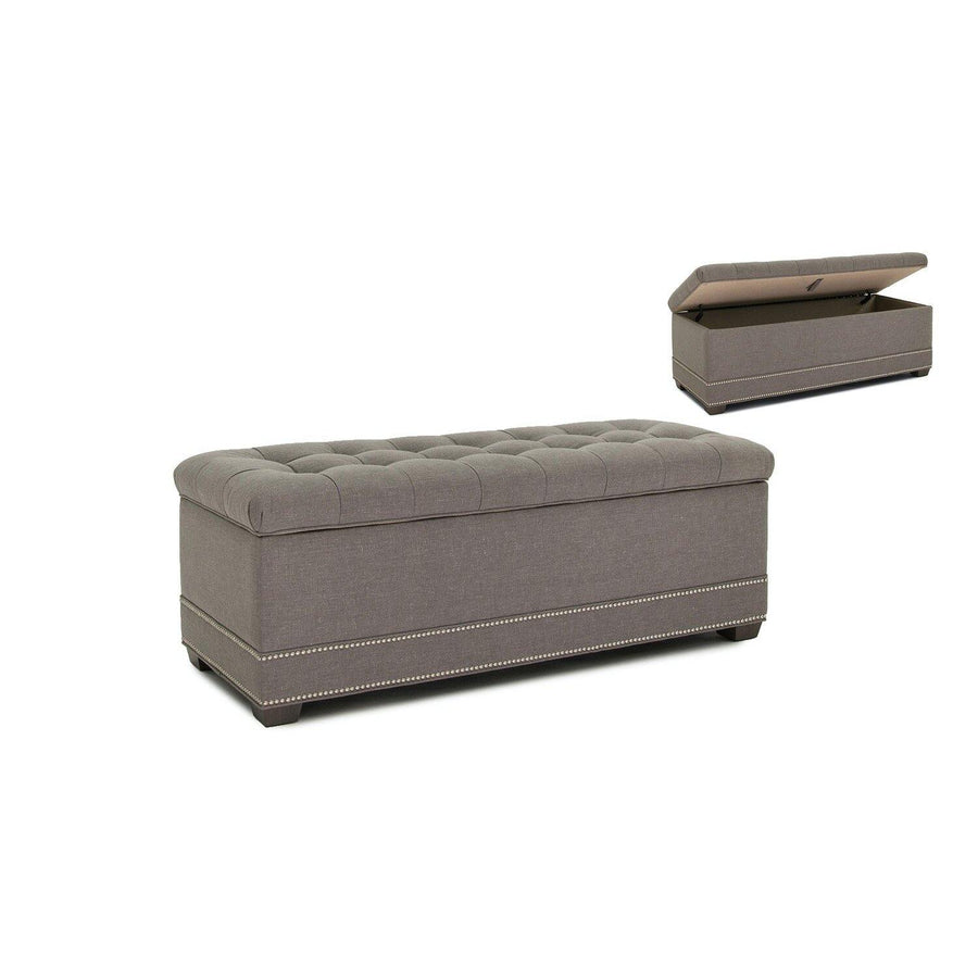 Smith Brothers Storage Ottoman (895) - Charleston Amish Furniture