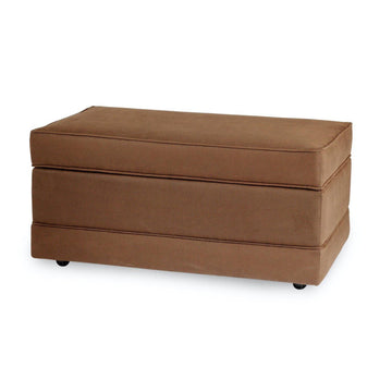 Smith Brothers Storage Ottoman with Baseband (900) - Charleston Amish Furniture