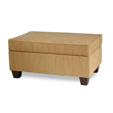 Smith Brothers Storage Ottoman with Tapered Leg (900) - Charleston Amish Furniture