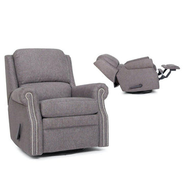 Smith Brothers Swivel Glider Reclining Chair (731) - Charleston Amish Furniture