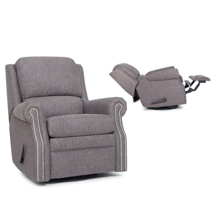 Smith Brothers Swivel Glider Reclining Chair (731) - Charleston Amish Furniture