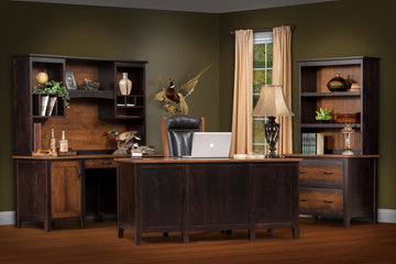 Manhattan Executive Amish Office Collection - Charleston Amish Furniture