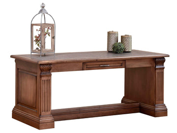 Montereau Amish Library Table - Charleston Amish Furniture