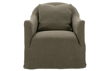Noel Slipcover Swivel Chair