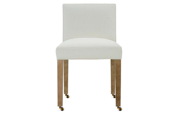 Odessa Dining Armless Chair with Casters