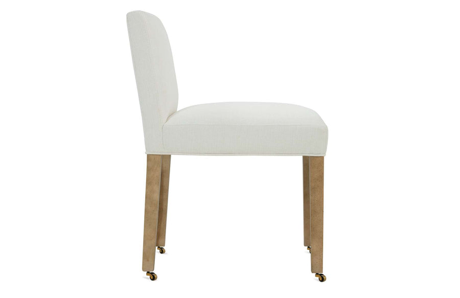 Odessa Dining Armless Chair with Casters