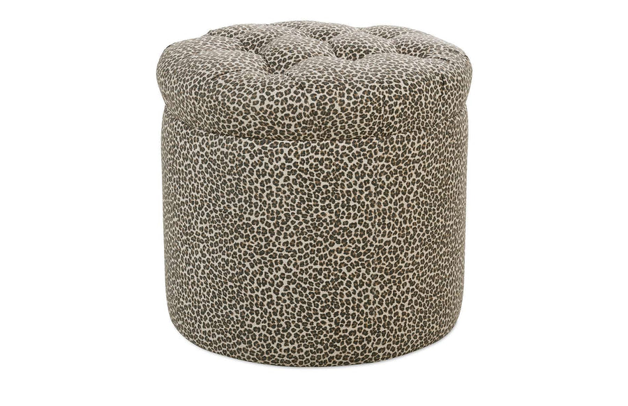 Circle Tufted Ottoman 20x20