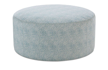 Circle Plain Ottoman 44x44