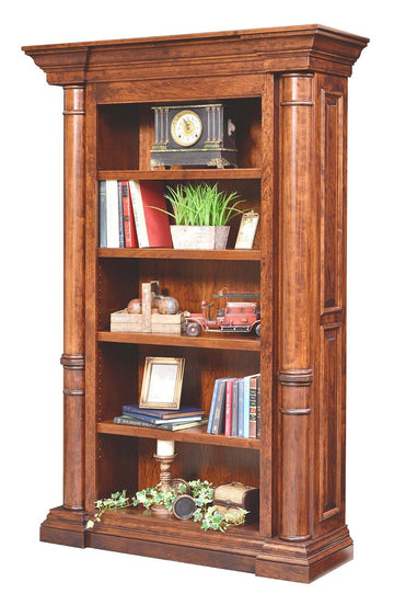 Paris Amish Solid Wood Bookshelf - Charleston Amish Furniture