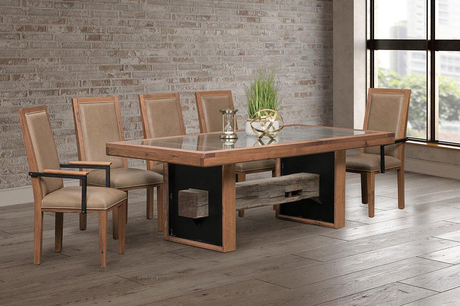 Amish Reclaimed Barnwood 1869 Dining Collection - Charleston Amish Furniture