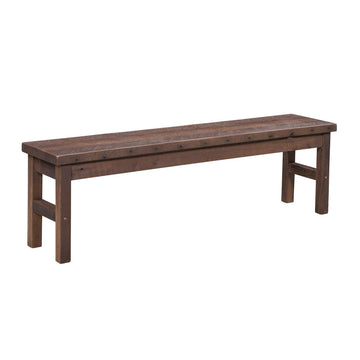 Almanzo Amish Reclaimed Wood Bench - Charleston Amish Furniture