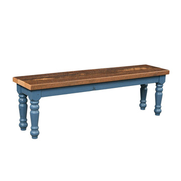 Brighthouse Amish Reclaimed Wood Bench - Charleston Amish Furniture