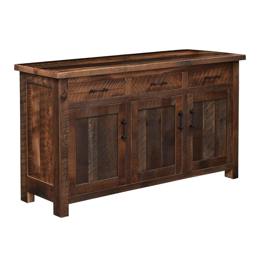 Bristol Amish Reclaimed Wood Server - Charleston Amish Furniture