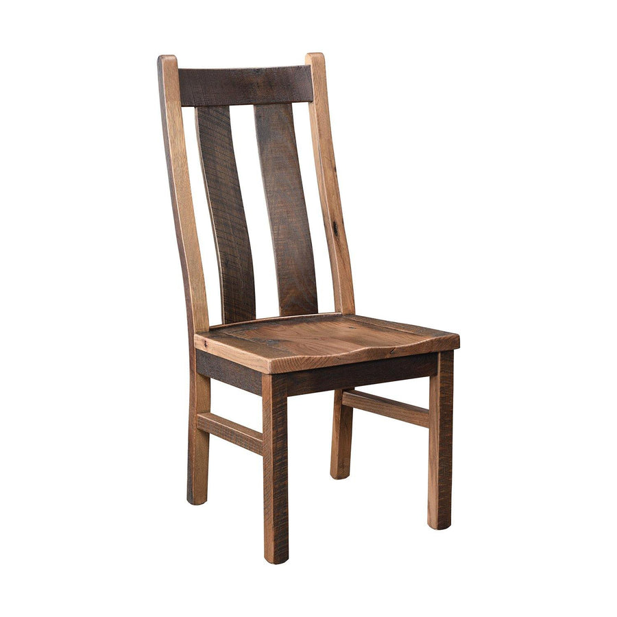 Bristol Amish Reclaimed Wood Side Chair - Charleston Amish Furniture