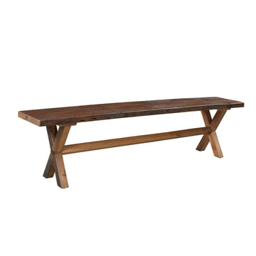 Buxton Amish Reclaimed Wood Bench - Charleston Amish Furniture