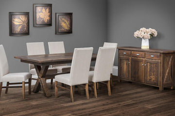 Buxton Amish Reclaimed Wood Dining Collection - Charleston Amish Furniture