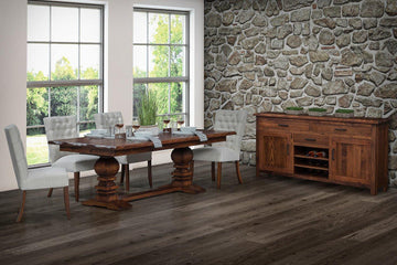 Davinci Amish Reclaimed Wood Dining Collection - Charleston Amish Furniture