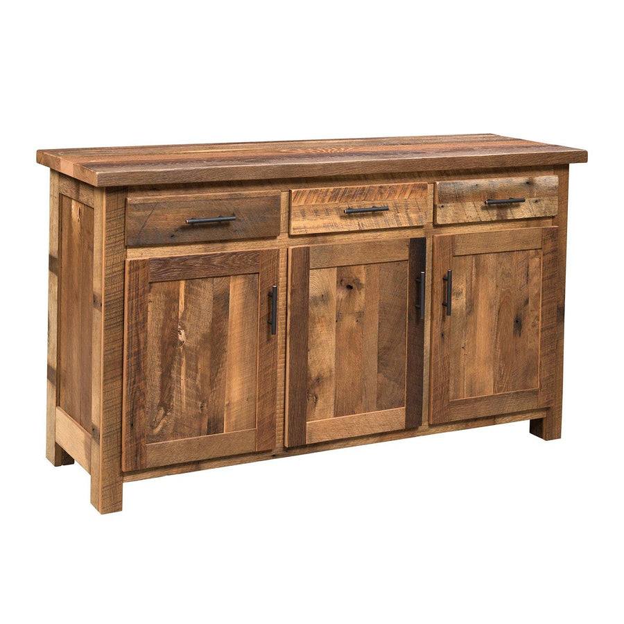 Edinburgh Amish Reclaimed Wood Server - Charleston Amish Furniture