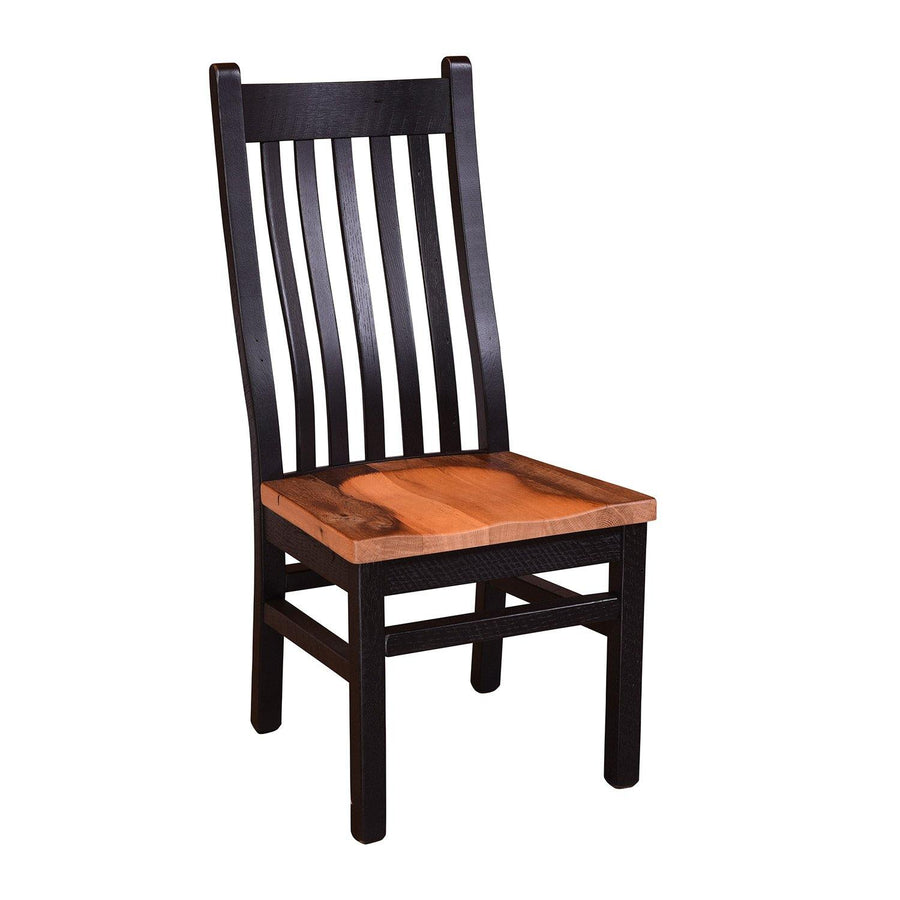 Golden Gate Amish Reclaimed Wood Side Chair - Charleston Amish Furniture