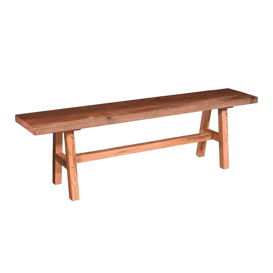 Grove Amish Reclaimed Wood Bench - Charleston Amish Furniture