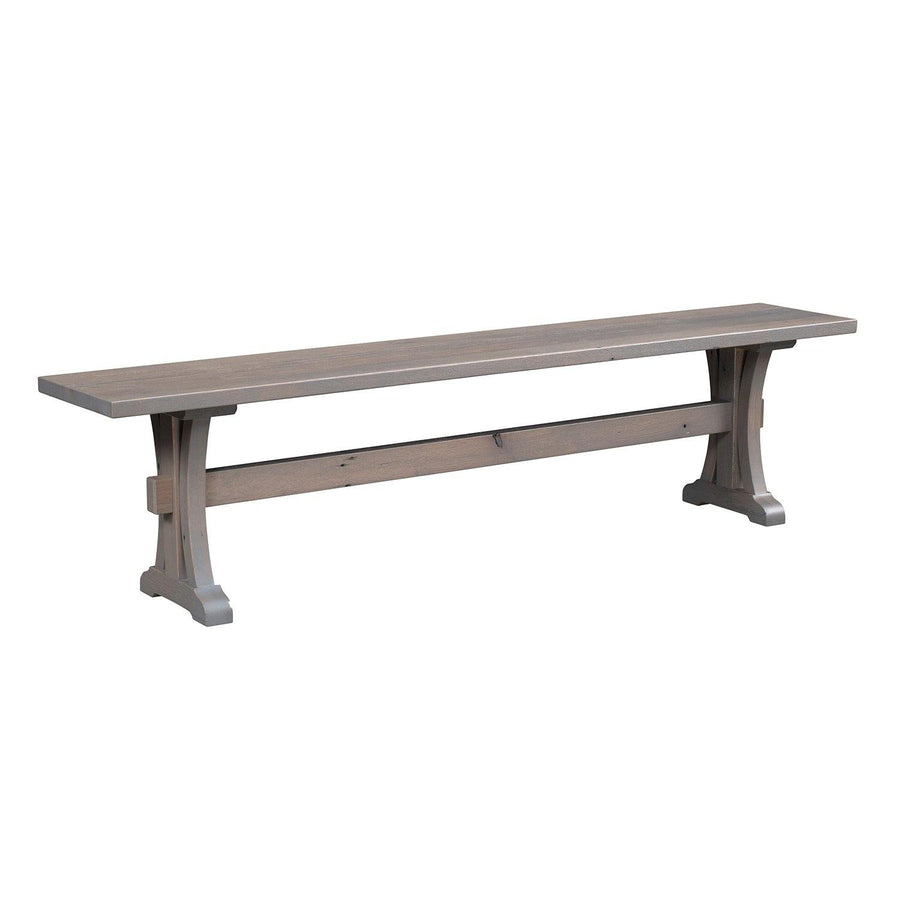 Hartland Amish Reclaimed Wood Bench - Charleston Amish Furniture