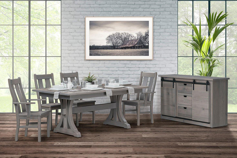 Hartland Amish Reclaimed Wood Dining Collection - Charleston Amish Furniture