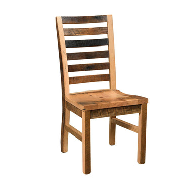 Kings Bridge Amish Reclaimed Wood Side Chair - Charleston Amish Furniture