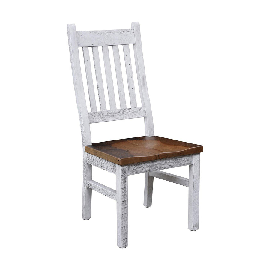 Kowan Amish Reclaimed Wood Side Chair - Charleston Amish Furniture