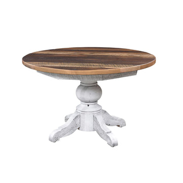 Kowan Amish Solid Top Reclaimed Wood Dining Table - Charleston Amish Furniture