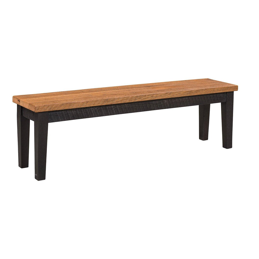 Manchester Amish Reclaimed Wood Bench - Charleston Amish Furniture