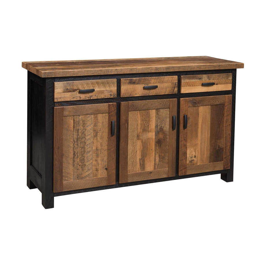 Manchester Amish Reclaimed Wood Server - Charleston Amish Furniture