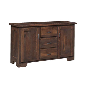 Oxford Amish Reclaimed Wood Server - Charleston Amish Furniture