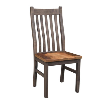 Stonehouse Amish Reclaimed Wood Side Chair - Charleston Amish Furniture