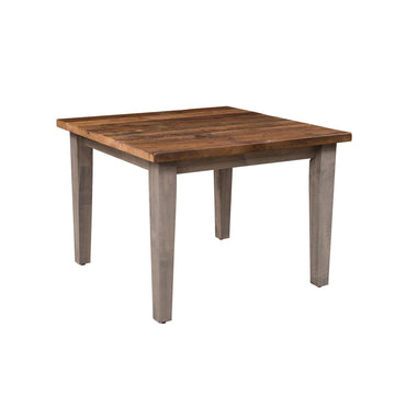 Stonehouse Amish Solid Top Reclaimed Wood Dining Table - Charleston Amish Furniture