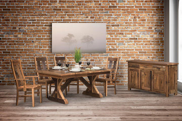Stretford Amish Reclaimed Wood Dining Collection - Charleston Amish Furniture