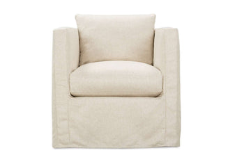 Rothko Slipcover Swivel Chair