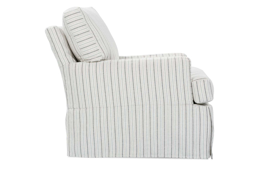 Sadie Small Slipcover Swivel Glider